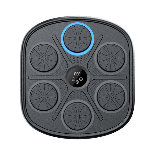 Alvo de Boxe com Música ShockFiT – Equipamento de Treino de Fitness na Parede com Ajuste de Ritmo e Luvas